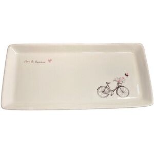Magenta serving platter. Love & Happiness. Super cute!
